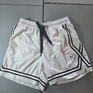 Nike Fly Crossover Loose Fit Shorts Medium Basketball WHITE Dri-fit